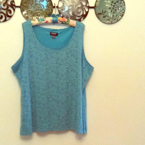 Avenue  Fancy Stretch Floral Lace Tank Top   🌹 - Picture 3 of 6